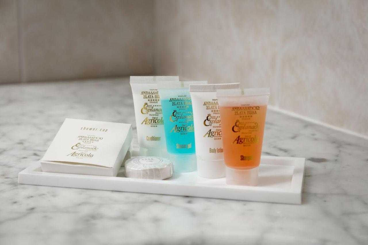 Ambassador Zlata Husa Прага Екстериор снимка A selection of toiletries